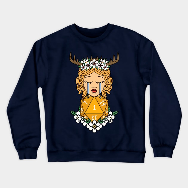 Natural one and Druid Crewneck Sweatshirt by OctoberArts